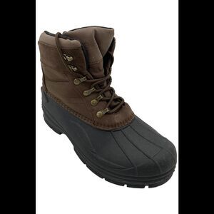 Totes Men's Brock WP Snow Boots Chocolate - Medium